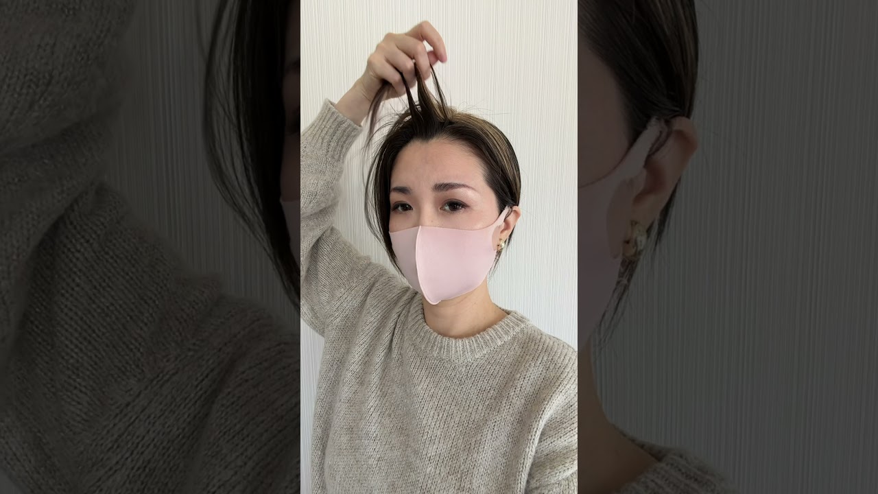 百合子ウィッグ　ちょい足しミニピース　ヘアピース　薄毛