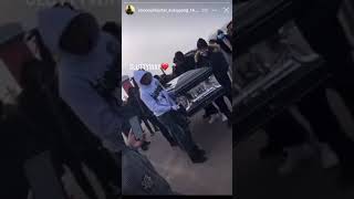 Oblock slutty laid to rest , after being killed alongside King von in atlanta by quando Rondo friend