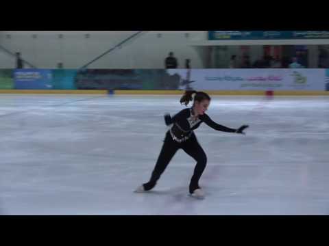 53 FBMA Trophy 2017  Basic Novice B Girls  ПП 4 Anne Charlotte JOUANNET FRA