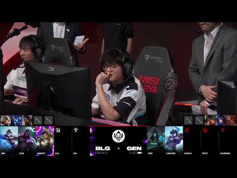 BLG vs GEN MSI Finals Demo