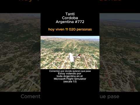 Tanti, Cordoba desde el Microsoft Flight Simulator #tanti #cordoba #msfs #joaha45 #argentina