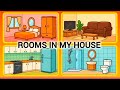Rooms In My House Bedroom Kitchen Bathroom Living Room Supereasylearningplace