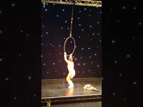 Sophia Harwood - Solent competition. 2nd place in advanced Hoop