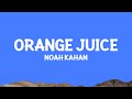 NoahKahan Orange Juice Lyrics