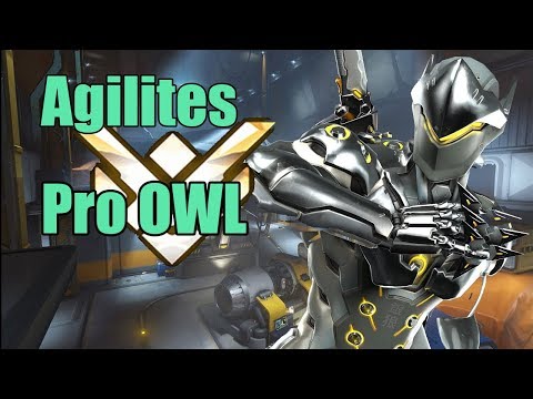 Genji Gameplay - Agilities Pro OWL Genji - Overwatch Season 14