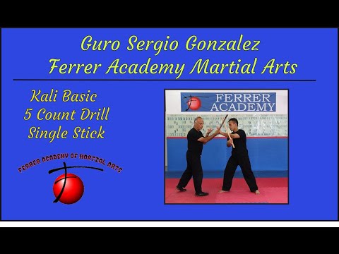 Kali 5 Count Drill #1 Single Stick