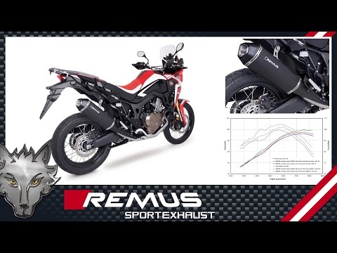 Honda CRF1000L Africa Twin Mod. 2016 with REMUS complete system