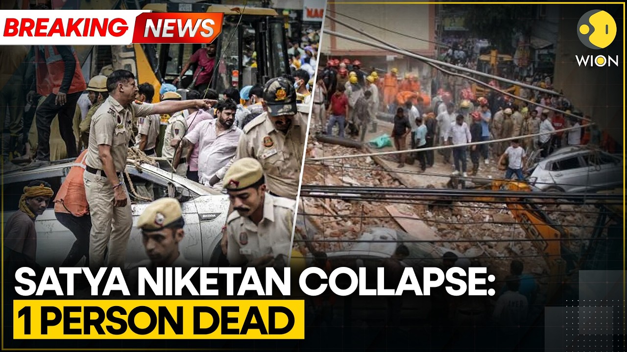 Delhi Building Collapse | 1 Dead, 10 Rescued As Students Remain Trapped In Satya Niketan