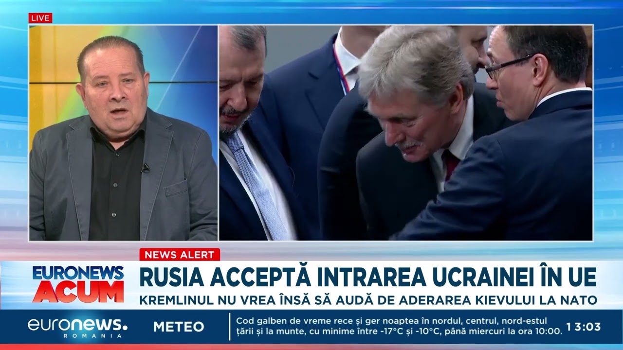 Kremlinul recunoaște dreptul Ucrainei de a adera la UE, nu și la NATO. Putin, deschis la negocieri
