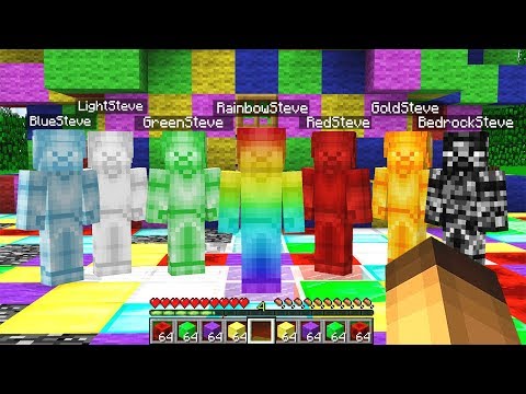 Moose - RAINBOW STEVE SUMMONED ALL STEVES AT ONCE IN MINECRAFT! *SCARY*