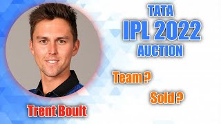 Auction : Trent Boult | TATA IPL 2022 MEGA AUCTION #IPL