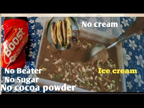 Ice cream  in only 4 Ingredients No condensed milk, milk powder, cream, Sugar, No Eggs,maida
