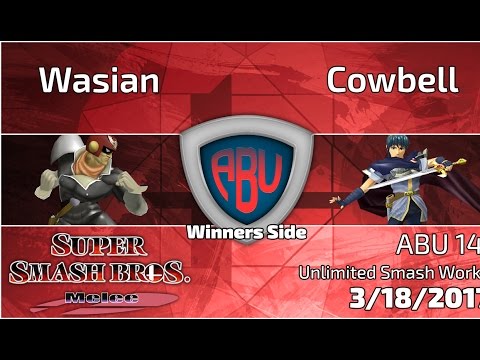 ABU Monthly 14: Wasian (C. Falcon) Vs. Cowbell (Marth) - SSBM Singles Winners Quarters