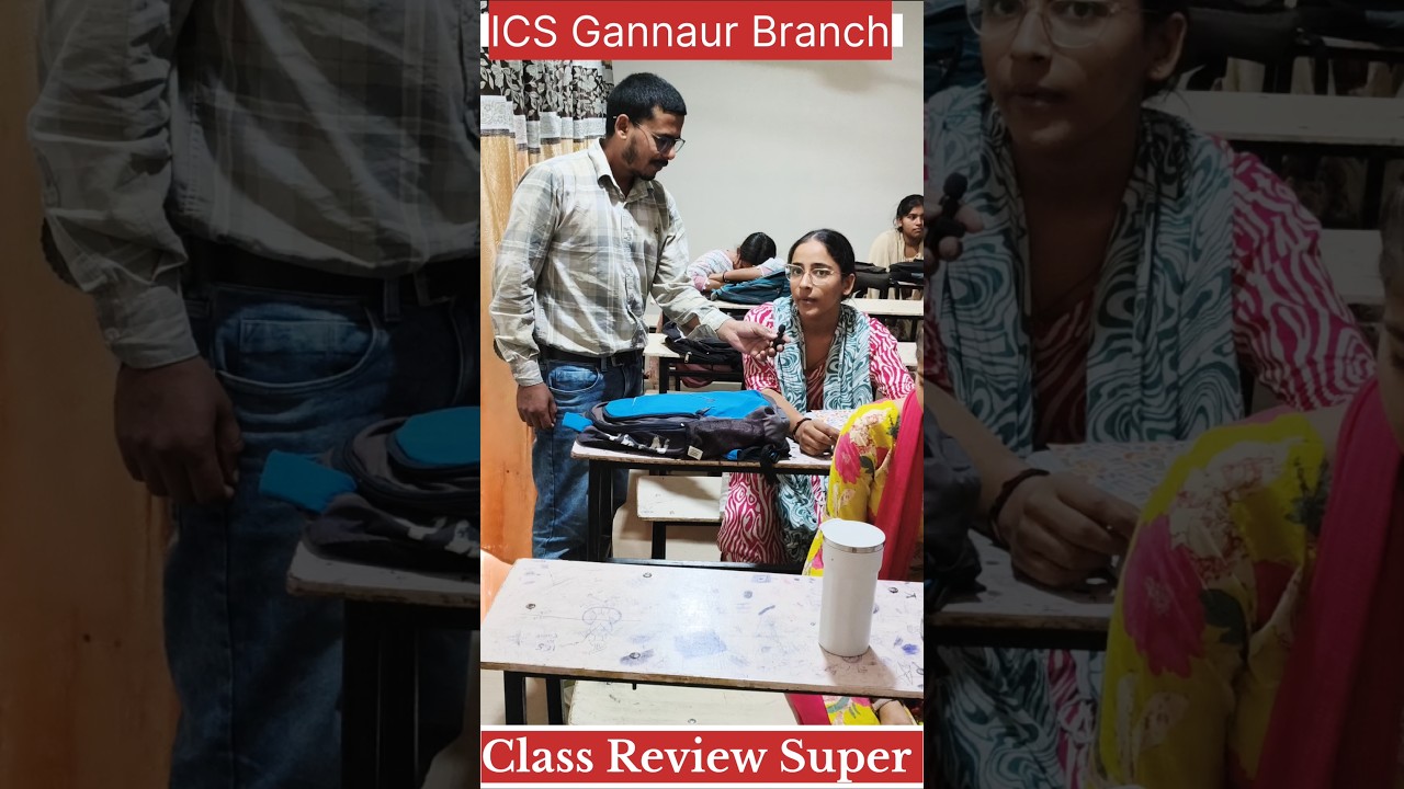 ICS Gannaur Branch Class Review|Aakash daily Vlogs #viral #ics #parimalsir #review #study #trending