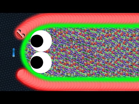 Slither.io Tiny Snake vs Giant Pro Snakes Epic Slitherio Gameplay