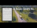 Debbie Friedman - "A Melody Came to Me"