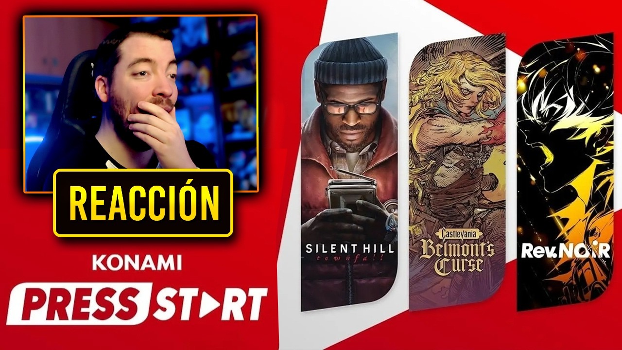 SE HAN PUESTO LAS PILAS! Mi REACCIÓN al KONAMI PRESS START