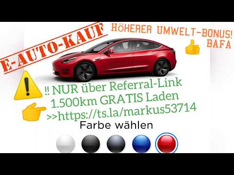 E-Auto Kauf-Prämie auf 6000 erhöht! NEU Konjunkturpaket 2020 Umwelt-Bonus Elektroauto Bafa-Förderung