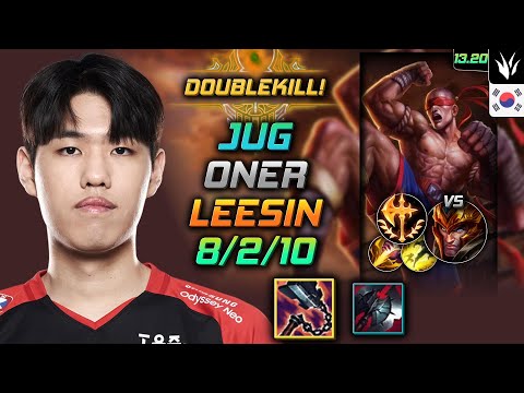 Lee Sin Jungle Build Oner Goredrinker Conqueror - LOL KR Challenger Patch 13.20
