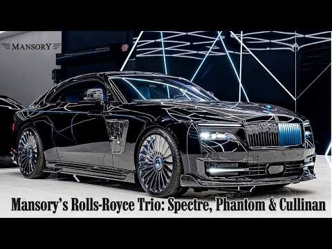 Mansory’s Rolls-Royce Trio: Spectre, Phantom & Cullinan—Classy or Not? 💎