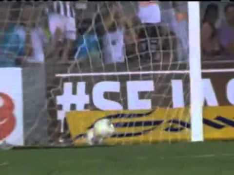 SANTOS FC 3 X 0 Botafogo SP - 2ª Rodada Paulistão 2013