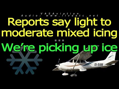 [REAL ATC] MIXED ICE affecting traffics at Burlington BTV Video