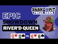 Watch till the End! Epic Poker Hand Showdown! Draws a Queen to Beat Two Pair! 🃏🔥