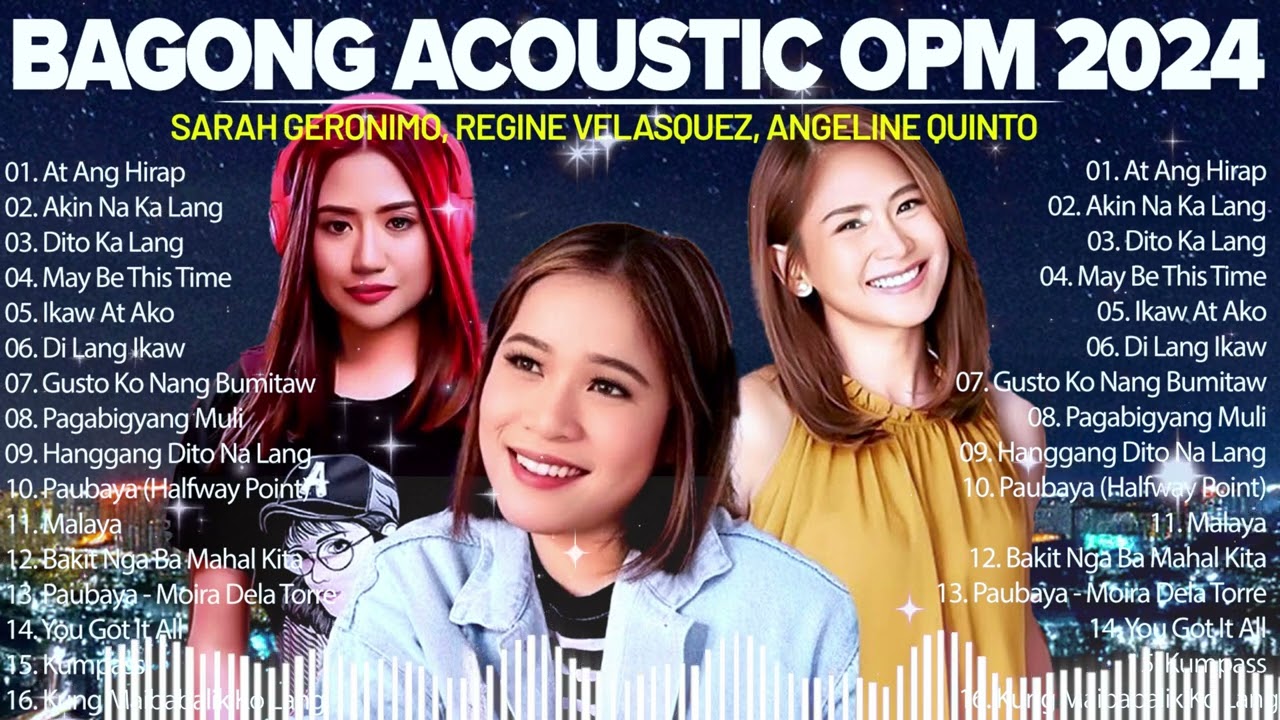 Bagong Acoustic OPM 2024 - Sarah Geronimo, Angeline Quinto, Morissette Amon, Moira Dela Torre