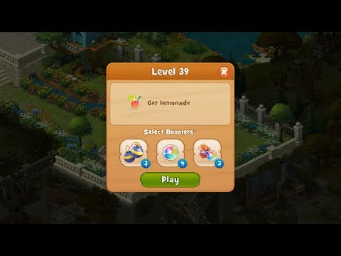 Gardenscapes Level 39 HD 1080p