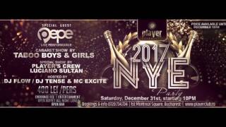 NYE 2017 Party at Player Club Bucharest