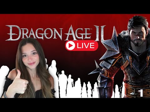 Starting A New Journey! | Let's Play Dragon Age 2 Blind Ep.1 | 🔴LIVE🔴