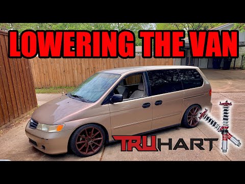 Slammed Minivan - TruHart Coilover Install 99-04 Odyssey