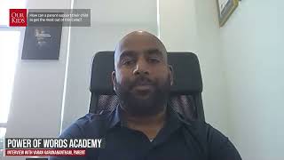 Power of Words Academy video review by Parent Varan Karunanantham