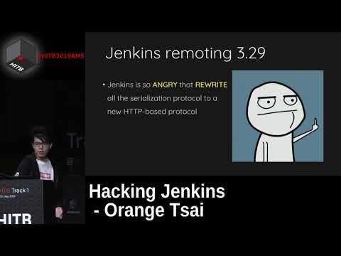 #HITB2019AMS D2T1 - Hacking Jenkins - Orange Tsai
