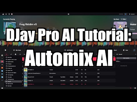 Algoriddim DJay Pro AI Tutorial: Automix - TimmyG