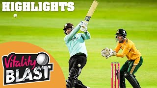 Surrey v Notts | Roy and Christian Star in Reduced-Over Final! | Vitality Blast 2020 Highlights