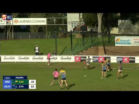 Rd 11 Hostplus SANFL Snapshot - South's Eamon Wilkinson snaps from pocket