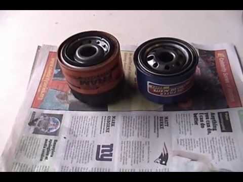 INTERNAL comparison of Fram and STP oil filters