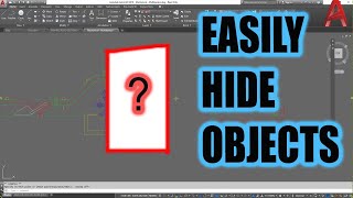 AutoCAD How To Hide Objects With WIPEOUT! - Settings, Editing, & Wipeout Frames