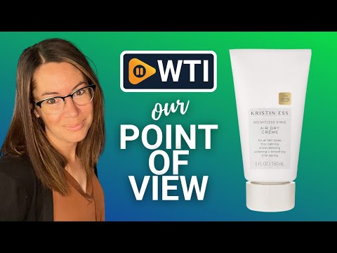 Kristin Ess Hair Weightless Shine Air Dry Creme - WTI product video review