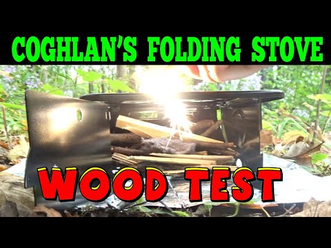 Coghlan's folding stove | Wood test