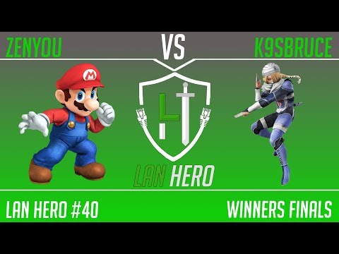 LAN Hero #40 eM Zenyou (Mario) vs MF LH K9sbruce (Sheik, Diddy) - Winners Finals