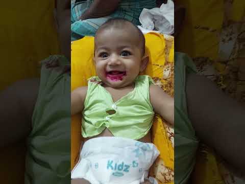 Saptarshi | testing dragon fruit for the first time | age 6 months and 7 days | সপ্তর্ষি