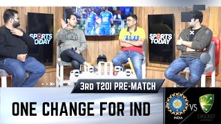 LIVE 3rd T20I: Australia opt to bowl vs India  IND