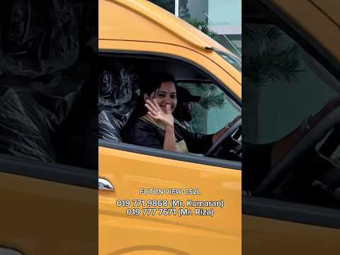Wanita hebat, manual mantap — Foton View CS2L, muat ramai, kurang trip! 🚐🔥