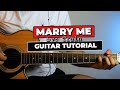 MARRY ME by Train - Guitar Tutorial