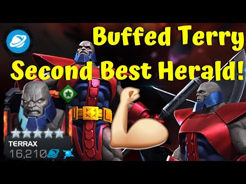 New Buffed Terrax Second Best Herald! Solid Damage/Utility! - Marvel Contest of Champions