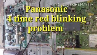 panasonic 4 time red light blinking