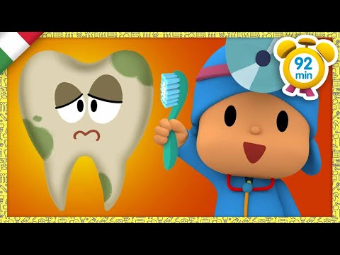 🦷 POCOYO ITALIANO- Andiamo dal Dentista! [ 92 min ] | VIDEO e CARTONI ANIMATI per bambini