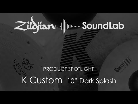 Zildjian K Custom Dark Splash Cymbal, 10" image 3